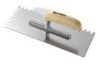 Frattone dentato HOLO TOP altissima qualità in acciaio inox 280 x 130 mm