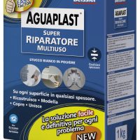 Stucco riparatore bianco in polvere AGUAPLAST SUPER RIPARATORE kg.1