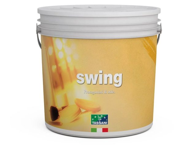 Pittura decorativa effetto metallico sabbiato fine Tassani SWING ORO - vari colori e formati