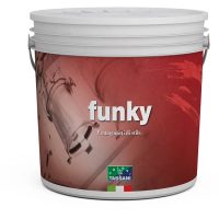 Pittura decorativa silossanica effetto sabbiato opaco Tassani FUNKY - vari colori e formati