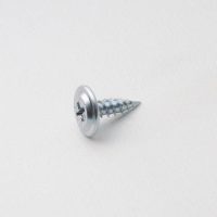 Viti autofilettanti per ferro testa piatta zincate bianche 4,2 x 13 mm (Pz. 100)