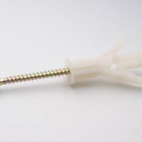 Tasselli per soffitto o parete a farfalla 10x38 mm in nylon con vite - 100 PEZZI