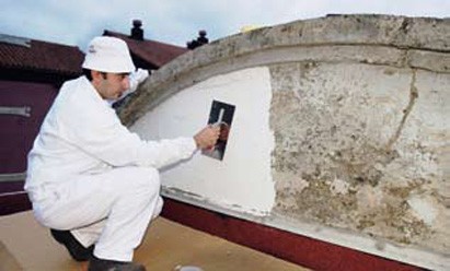 Stucco per esterno fibrorinforzato ruvido AGUAPLAST SR5 bianco kg.6