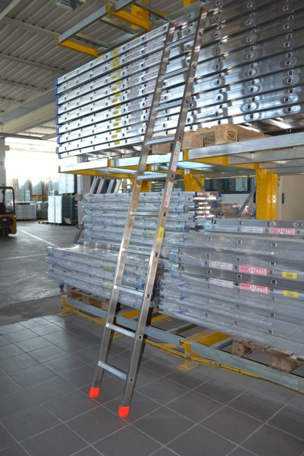 Scala professionale singola in alluminio MARCHETTI OR1 10 pioli h 2.82 metri