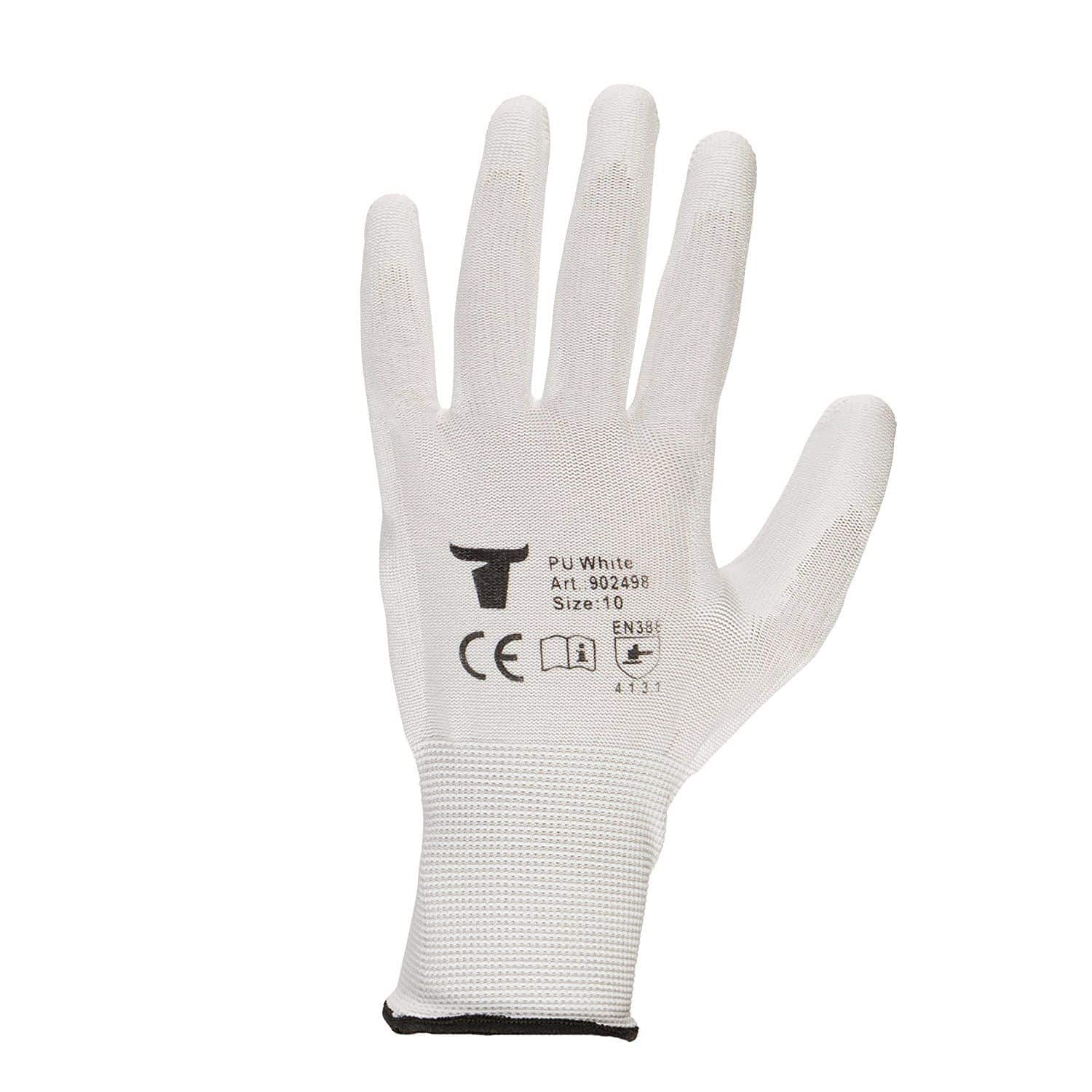 Guanti lavoro da pittore con rivestimento in PU taglia 10/XL