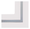 Raccordo a L in cartongesso con profilo per led GYPSOCOMETE ANGLE