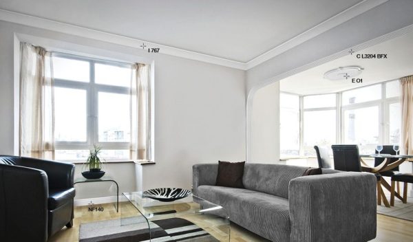Cornice angolare in polistirene estruso bovelacci I715 2x2 cm lunghezza ml.2