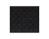 Pavimento tappeto antiscivolo a bolli in gomma per interni nero altezza 120 cm spessore 3.3 mm (rotolo da 12 mq.)
