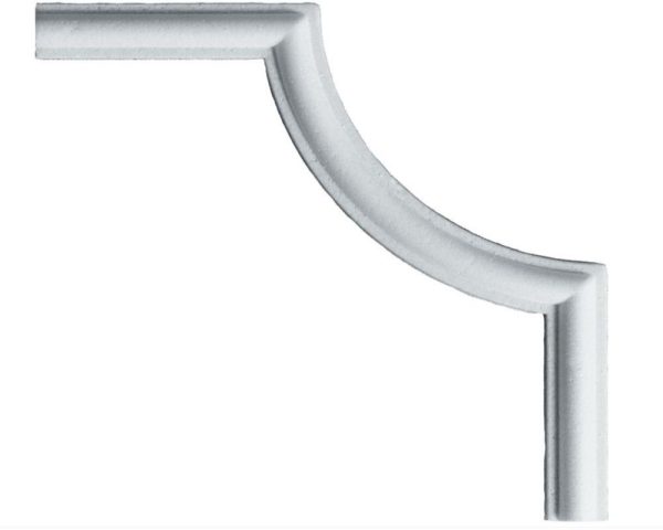Angolo grande in polistirene estruso IA802LG per cornice I802 2x1 cm