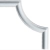 Angolo medio in polistirene estruso IA802LM per cornice I802 2x1 cm
