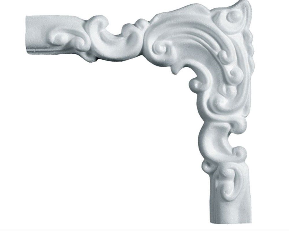 Angolo in polistirolo decorato IA709D per cornice I709 4x1.5 cm