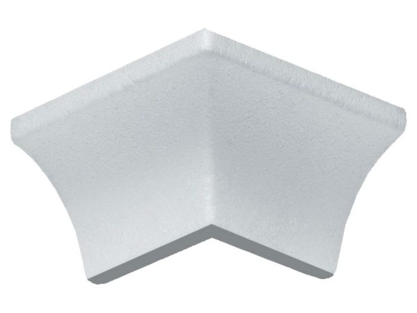 Angolo esterno in polistirene estruso IA705E per sguscio I705 3,5x3,5 cm
