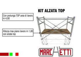 Kit alzata top per trabattello MARCHETTI DINAMICO h 90 cm