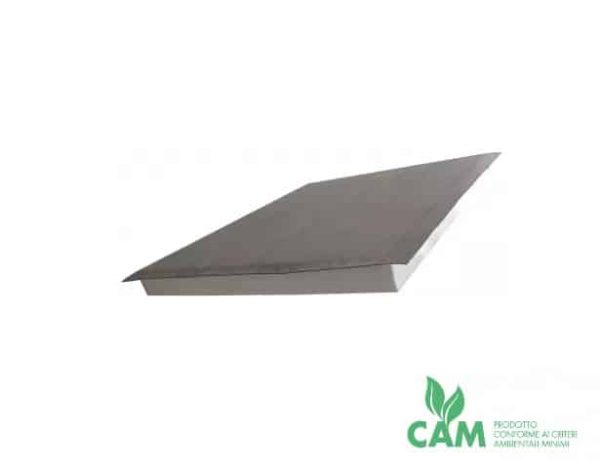 Pannello isolante termico per esterni in polistirolo EPS + guaina liscia 100x180 cm