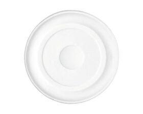 Rosetta rotonda decorativa in gesso per pareti e soffitti diametro 14 cm Toscan Stucchi Art.488