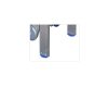 Tacco interno blu montante 60x25 mm per Marchetti Agril - A1 - AL - A2 - Biblio - Equipe - Duo - Forma