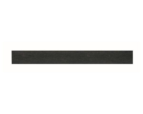 Battiscopa 55x20 mm in HIPS polistrutturato stile moderno liscio Bovelacci PB55 lunghezza 2 metri - nero