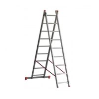 Scala trasformabile a 2 tronchi 7+7 pioli Marchetti Orange OR207