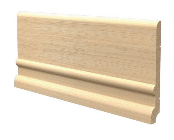 Battiscopa in legno ayous grezzo 130x18 mm lunghezza 2 metri Toscan Stucchi Art.637