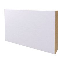 Battiscopa in legno ayous laccato bianco 150x18 mm lunghezza 2 metri Toscan Stucchi Art.630