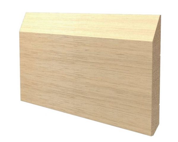 Battiscopa in legno ayous grezzo 160x18 mm lunghezza 2 metri Toscan Stucchi Art.651