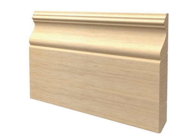 Battiscopa in legno ayous grezzo 160x18 mm lunghezza 2 metri Toscan Stucchi Art.620