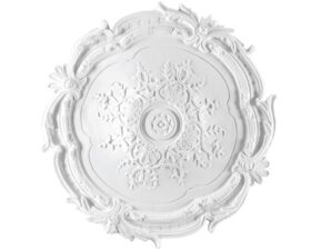 Rosone in gesso colore bianco diametro 39 cm Toscan Stucchi Linea Gesso Art. 251