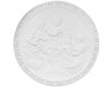 Bassorilievo in gesso colore bianco diametro 76 cm Toscan Stucchi Linea Gesso Art. 1635