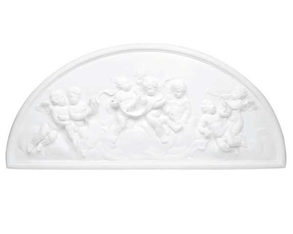 Bassorilievo in gesso colore bianco dimensioni 52 x 118 cm Toscan Stucchi Linea Gesso Art. 1135