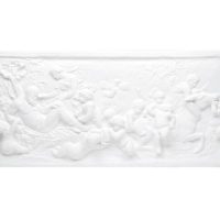 Bassorilievo in gesso colore bianco dimensioni 51 x 112 cm Toscan Stucchi Linea Gesso Art. 1231