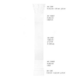 Lesena in gesso Toscan Stucchi Linea Gesso (Artt. 1344-1346/T-2162-1346/B-1345)