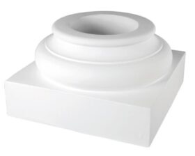 Base in gesso per colonne diametro 28 cm Toscan Stucchi Linea Gesso Art. 1026