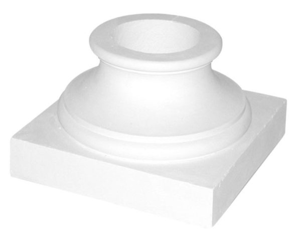Base in gesso per colonne diametro 16 cm Toscan Stucchi Linea Gesso Art. 1640