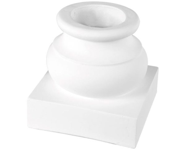 Base in gesso per colonne diametro 12 cm Toscan Stucchi Linea Gesso Art. 1195
