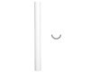 Semicolonna in gesso diametro 12 cm altezza 200 cm Toscan Stucchi Linea Gesso Art. 2116