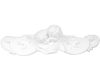 Sopraporta in gesso 29 x 95 x 15 cm Toscan Stucchi Linea Gesso Art. 1339