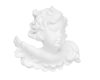 Serafino sinistro in gesso 14 x 14 x 7 cm Toscan Stucchi Linea Gesso Art. 1303