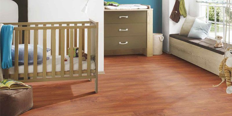 Pavimento laminato in legno ciliegio classico 1285 x 192 x 8 mm Baufloor " Oltremare " - scatola 9 pz