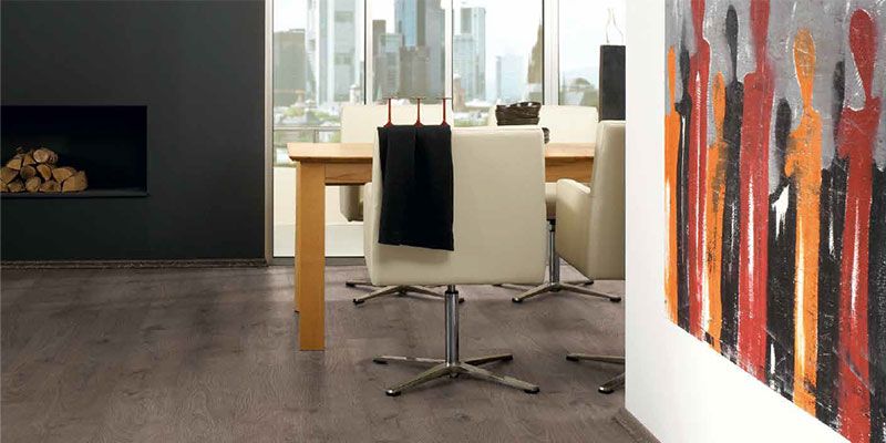 Pavimento laminato in legno grey superior 1285 x 192 x 8 mm Baufloor " Marino " - scatola 9 pz