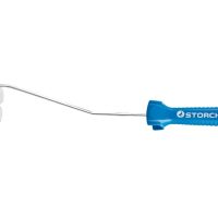 Rullo per tubi in poliammide altezza del pelo 12 mm manico speciale curvato