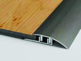 Profilo di partenza superiore in alluminio per laminato h 7 e 8 mm Baufloor - conf. 20 pz