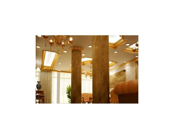 Applicazione doratura hotel vernice dorata all'acqua per interno Tixe