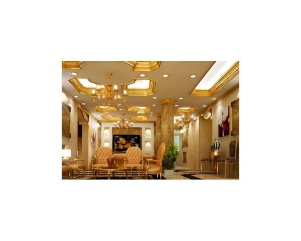 Applicazione doratura hotel vernice dorata all'acqua per interno Tixe