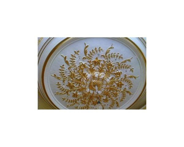 Applicazione doratura soffitto vernice dorata all'acqua per interno Tixe