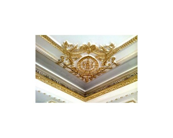 Applicazione doratura soffitto vernice dorata all'acqua per interno Tixe