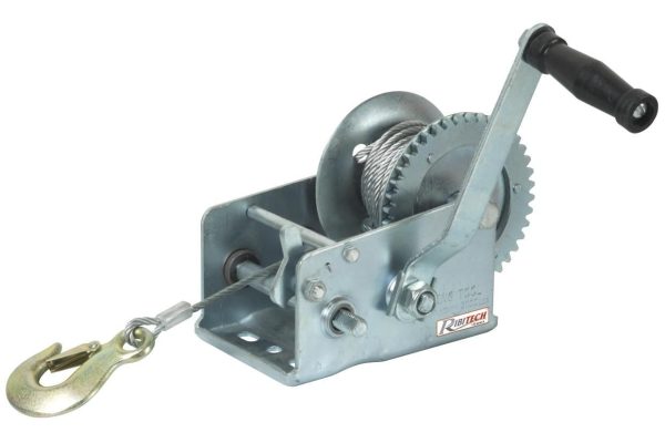 Verricello manuale 2 velocità CAPACITA' MAX 1100 kg Ribitech