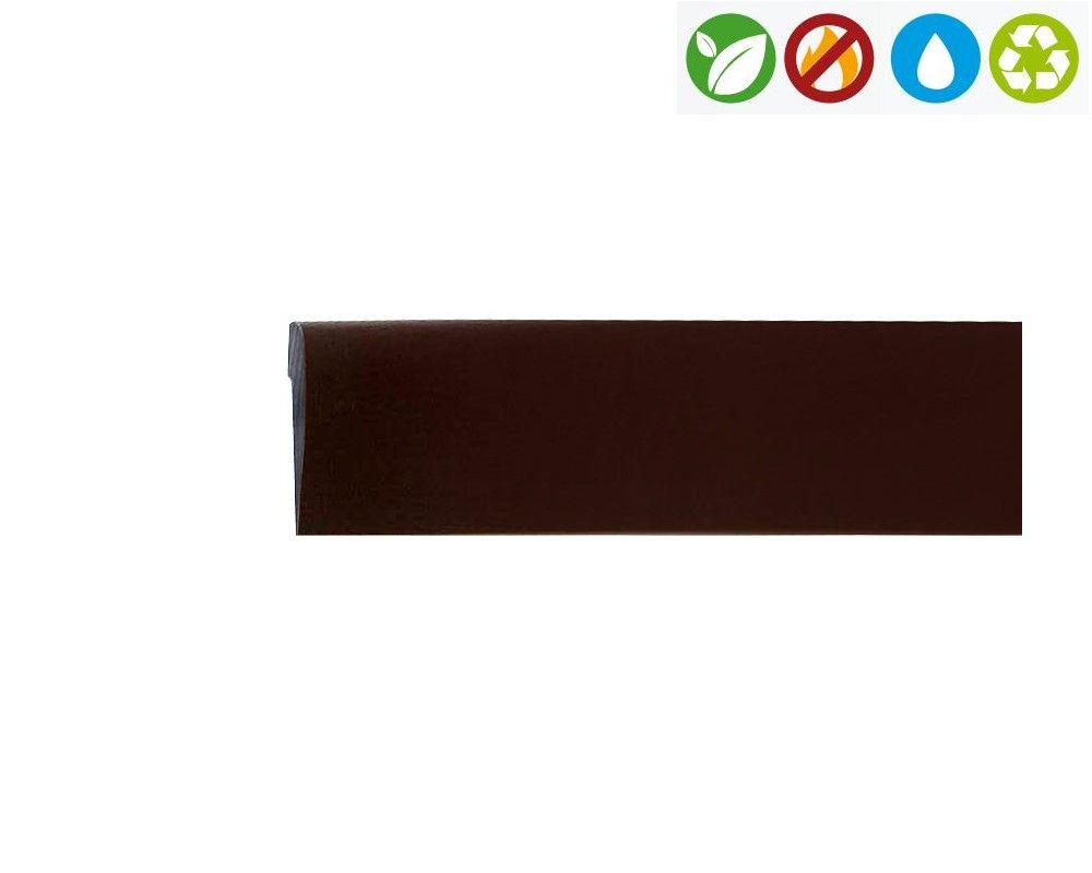 Profilo di finitura flessibile in PVC 21 mm x 4,5 mm x 2 m - CONFEZIONE 200 m - vari colori