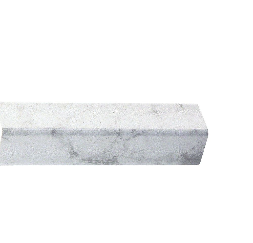 Coprispigolo in PVC liscio effetto metallo / pietra 24 x 24 x 2,5 mm Lungh. 3 m - CONF. 180 m - vari colori