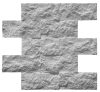 Mattoncini decorativi in polistirolo "FARAGLIONI DI CAPRI" - KIT 8 PANNELLI 49 x 55 x 2,5 cm