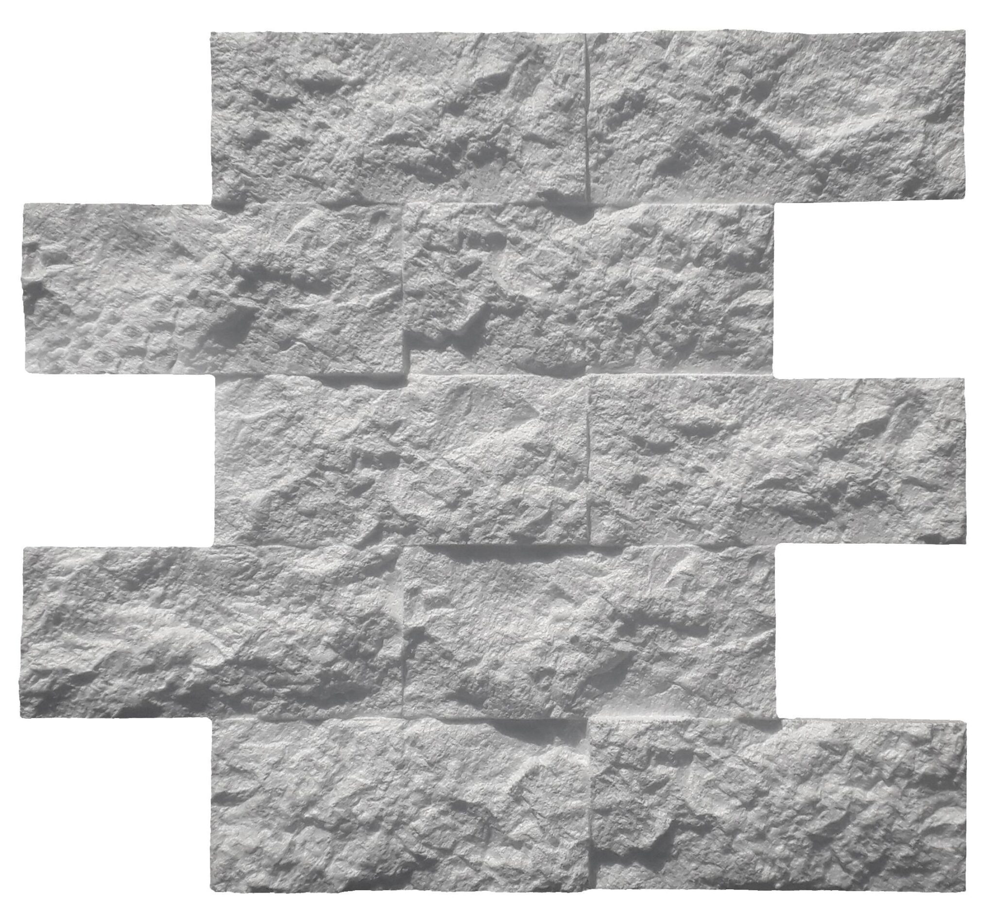Mattoncini decorativi in polistirolo "FARAGLIONI DI CAPRI" - KIT 8 PANNELLI 49 x 55 x 2,5 cm